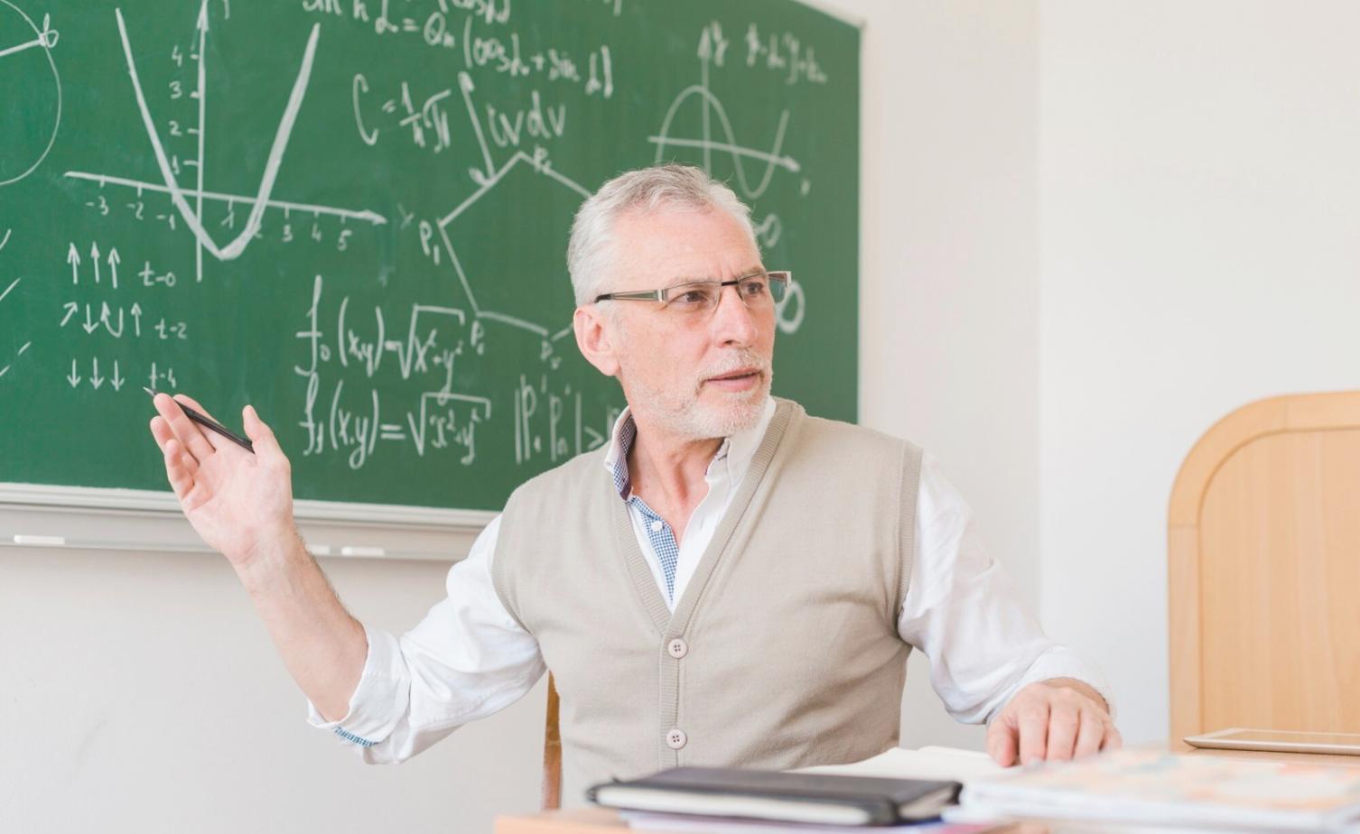 実習室での面接技法の練習風景